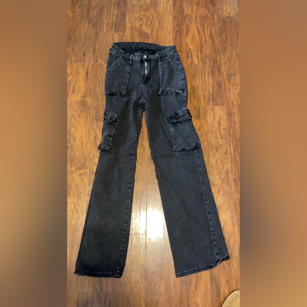 Shein Cargo Jeans Size Large
